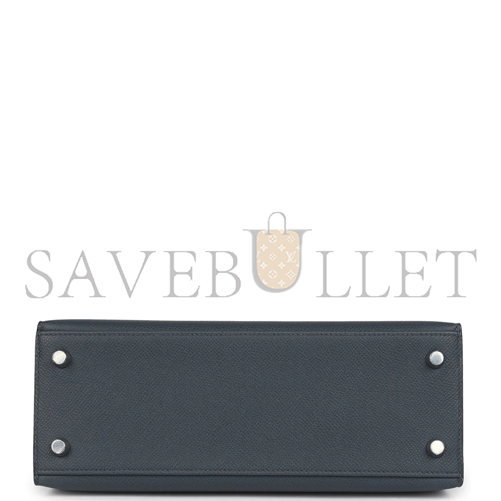 H**mes kelly sellier 25 gris misty epsom palladium hardware (25*17*7cm)